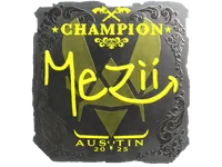 Sticker | mezii (Foil, Champion) | Austin 2025