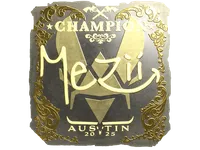 Autocolante | mezii (Gold, Champion) | Austin 2025 skin