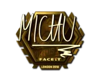 Sticker | MICHU (Gold) | London 2018