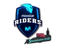 Naklejka | Movistar Riders (foliowana) | Sztokholm 2021 skin