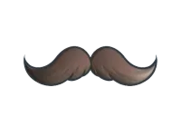 Sticker | Mustachio (Foil)