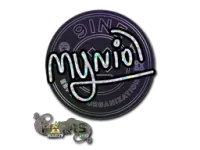 Pegatina | mynio (purpurina) | París 2023 skin