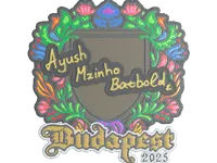 Sticker | mzinho (Embroidered) | Budapest 2025 skin