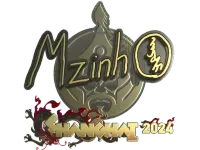 Aufkleber | mzinho (Gold) | Shanghai 2024 skin