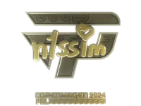 印花 | n1ssim（金色）| 2024年哥本哈根锦标赛 skin