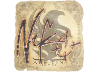 Sticker | NiKo | Austin 2025