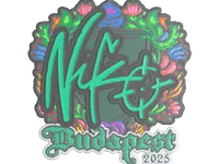 Sticker | NiKo (Embroidered) | Budapest 2025 skin