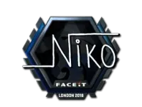 Sticker | niko (Foil) | London 2018