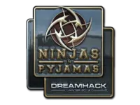 Sticker | Ninjas in Pyjamas (Foil) | DreamHack 2014 skin