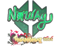 Naklejka | noway (Glitter) | Shanghai 2024 skin