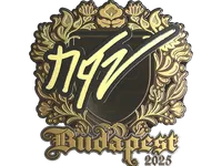 Sticker | NQZ (Gold) | Budapest 2025 skin