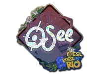 Aufkleber | oSee (Glitzer) | Rio 2022 skin