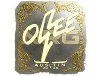 Sticker | oSee (Gold) | Austin 2025 skin