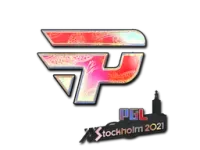 Наклейка | paiN Gaming (голографическая) | Стокгольм-2021 skin