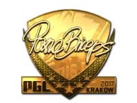 Autocolante | pashaBiceps (Gold) | Krakow 2017 skin