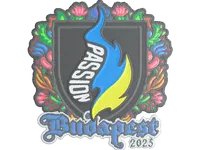 Наклейка | Passion UA (вышитая) | Будапешт-2025 skin