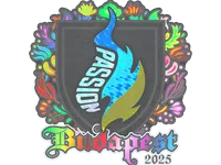 Sticker | Passion UA (Holo) | Budapest 2025