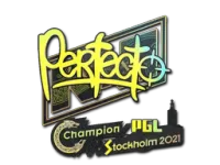 Pegatina | Perfecto (holográfica) | Estocolmo 2021 skin