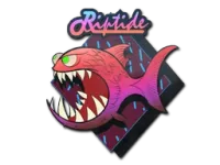 Sticker | Pink Jaggyfish