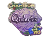 Наклейка | qikert (чемпион) | Рио-2022 skin