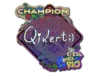 Sticker | qikert (Glitter, Champion) | Rio 2022