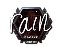 Autocolante | rain (Foil) | Londres 2018 skin
