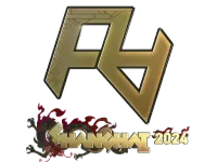 Sticker | Rare Atom (Gold) | Shanghai 2024