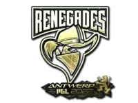Sticker | Renegades (Gold) | Antwerp 2022