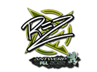 Pegatina | REZ (purpurina) | Amberes 2022 skin