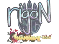 Sticker | rigoN (Holo) | Shanghai 2024 skin
