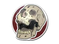 Naklejka | Wschodząca czaszka skin
