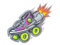 Sticker | Rocket Skates (Holo) skin