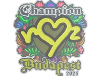 Sticker | ropz (Embroidered, Champion) | Budapest 2025
