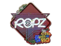Aufkleber | ropz (Glitzer) | Rio 2022 skin