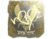 Naklejka | ropz (Gold) | Austin 2025 skin