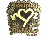 Sticker | ropz (Gold, Champion) | Budapest 2025 skin