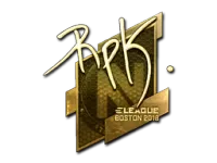 Pegatina | RpK (dorada) | Boston 2018 skin