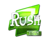 Pegatina | RUSH (reflectante) | Atlanta 2017 skin
