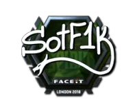 Pegatina | S0tF1k (reflectante) | Londres 2018 skin
