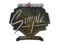 Sticker | s1mple | Berlin 2019