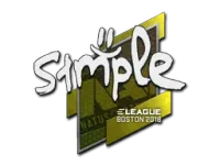 Aufkleber | s1mple | Boston 2018 skin