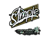 Sticker | s1mple (Glitter) | Antwerp 2022