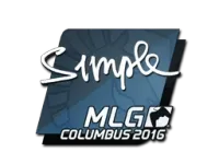 Pegatina | s1mple | MLG Columbus 2016 skin