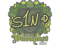 Sticker | s1n | Budapest 2025 skin