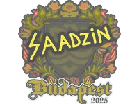 Sticker | saadzin | Budapest 2025 skin