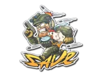 Naklejka | Uratuj mnie skin
