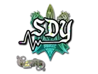 Sticker | sdy (Glitter) | Paris 2023 skin