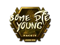 Sticker | sdy (Gold) | London 2018