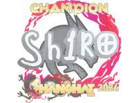 Sticker | sh1ro (Champion) | Shanghai 2024