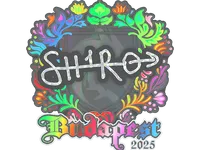 Sticker | sh1ro (Holo) | Budapest 2025 skin